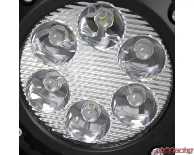 Spec-D 6-LED Fog Lights Kit (Chrome Housing/Clear Lens) GMC Sierra 2015-2018 - LF-SIE1525CLED-HZ