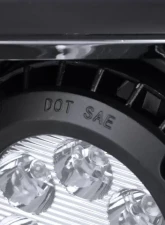 Spec-D 6-LED Fog Lights Kit (Chrome Housing/Clear Lens) GMC Sierra 2015-2018                                     - LF-SIE1525CLED-HZ - Image 5