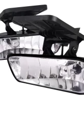 Spec-D 881 Fog Lights w/ Mounting Brackets (Chrome Housing/Clear Lens) GMC Sierra | Yukon 1999-2006                                     - LF-SIE99COEM-HZ - Image 10