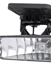 Spec-D 881 Fog Lights w/ Mounting Brackets (Chrome Housing/Clear Lens) GMC Sierra | Yukon 1999-2006                                     - LF-SIE99COEM-HZ - Image 3