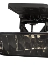 Spec-D 881 Fog Lights w/ Mounting Brackets (Chrome Housing/Smoke Lens) GMC Sierra | Yukon 1999-2006                                     - LF-SIE99GOEM-HZ - Image 3