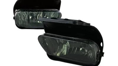 Spec-D H10 Fog Lights (Chrome Housing/Smoked Lens) Chevrolet Silverado | Avalanche 2002-2007                                     - LF-SIV03GOEM-HZ - Image 9