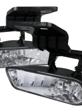 Spec-D 881 Fog Lights w/ Mounting Brackets (Chrome Housing/Clear Lens) Chevrolet 1999-2006                                     - LF-SIV99COEM-HZ - Image 10