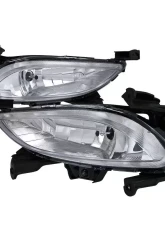 Spec-D 881 Fog Lights Kit (Chrome Housing/Clear Lens) Hyundai Sonata 2011-2013                                     - LF-SON11COEM-HZ - Image 10