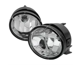 Spec-D Bumper Fog Lights (Chrome Housing/Clear Lens) Nissan 2004-2015
