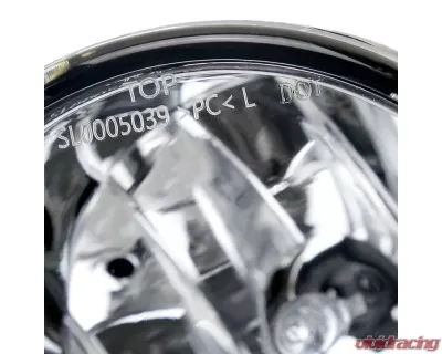 Spec-D Bumper Fog Lights (Chrome Housing/Clear Lens) Nissan 2004-2015 - LF-TIT04COEM-HZ