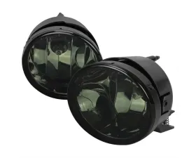 Spec-D Bumper Fog Lights (Chrome Housing/Smoke Lens) Nissan 2004-2015