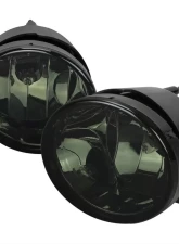 Spec-D Bumper Fog Lights (Chrome Housing/Smoke Lens) Nissan 2004-2015                                     - LF-TIT04GOEM-HZ - Image 6