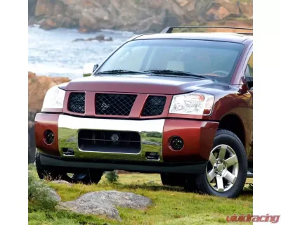 Spec-D Bumper Fog Lights (Chrome Housing/Smoke Lens) Nissan 2004-2015 - LF-TIT04GOEM-HZ