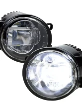 Spec-D LED Projector Fog Lights Kit (Chrome Housing/Clear Lens) Toyota | Lexus | Scion 2006-2016                                     - LF-TOY01CLED-HZ - Image 8