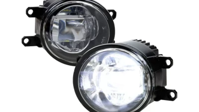 Spec-D SMD LED Projector Fog Lights Kit (Chrome Housing/Clear Lens) Toyota | Lexus | Scion 2006-2016                                     - LF-TOY01CLED-HZ - Image 8