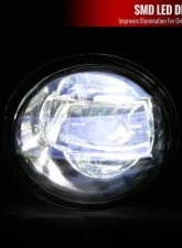 Spec-D LED Projector Fog Lights Kit (Chrome Housing/Clear Lens) Toyota | Lexus | Scion 2006-2016                                     - LF-TOY01CLED-HZ - Image 2