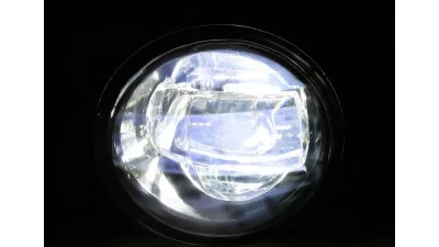 Spec-D SMD LED Projector Fog Lights Kit (Chrome Housing/Clear Lens) Toyota | Lexus | Scion 2006-2016                                     - LF-TOY01CLED-HZ - Image 2