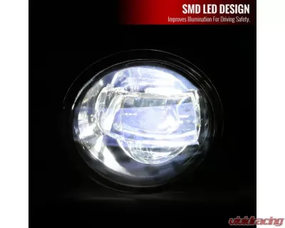 Spec-D LED Projector Fog Lights Kit (Chrome Housing/Clear Lens) Toyota | Lexus | Scion 2006-2016 - LF-TOY01CLED-HZ