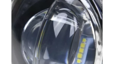 Spec-D SMD LED Projector Fog Lights Kit (Chrome Housing/Clear Lens) Toyota | Lexus | Scion 2006-2016                                     - LF-TOY01CLED-HZ - Image 4