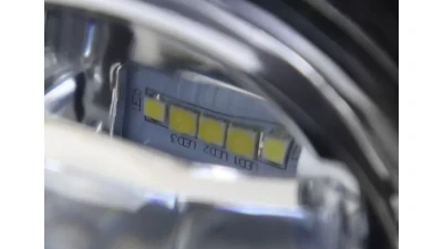 Spec-D SMD LED Projector Fog Lights Kit (Chrome Housing/Clear Lens) Toyota | Lexus | Scion 2006-2016                                     - LF-TOY01CLED-HZ - Image 6