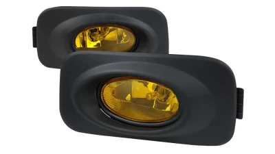 Spec-D H11 Fog Lights Kit (Chrome Housing/Yellow Lens) Acura TSX 2004-2005                                     - LF-TSX04AMOEM-HZ - Image 10