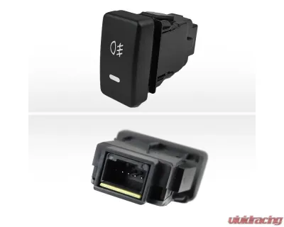 Spec-D H11 Fog Lights Kit (Chrome Housing/Yellow Lens) Acura TSX 2004-2005 - LF-TSX04AMOEM-HZ