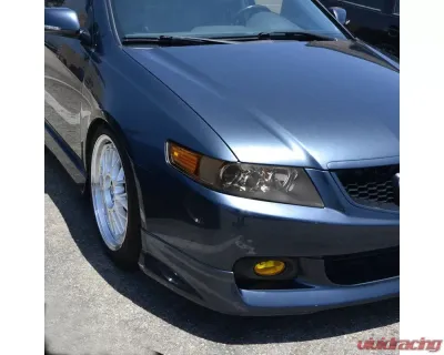 Spec-D H11 Fog Lights Kit (Chrome Housing/Yellow Lens) Acura TSX 2004-2005 - LF-TSX04AMOEM-HZ