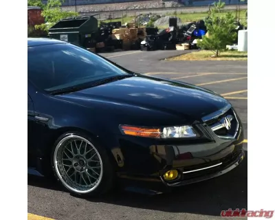 Spec-D H11 Fog Lights Kit (Chrome Housing/Yellow Lens) Acura TSX 2004-2005 - LF-TSX04AMOEM-HZ