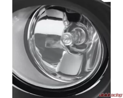 Spec-D H11 Fog Lights Kit w/ Switch & Wiring Harness (Chrome Housing/Clear Lens) Nissan Versa 2012-2014 - LF-VSA12COEM-HZ