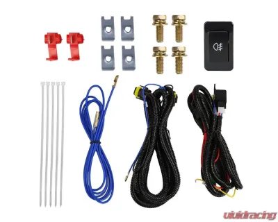 Spec-D H11 Fog Lights Kit w/ Switch & Wiring Harness (Chrome Housing/Clear Lens) Nissan Versa 2012-2014 - LF-VSA12COEM-HZ