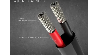 Spec-D Universal 9' 14 Gauge Fog Lights Wiring Harness Kit w/ 2 Connectors, Fuse, On/Off Switch, & Relay                                     - LF-WIRE14-2-RS - Image 6