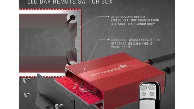 Spec-D Universal 9' 14 Gauge Fog Lights Wiring Harness Kit w/ 2 Connectors, Fuse, Relay, & Remote                                     - LF-WIRE14-RC-RS - Image 4