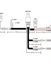 Spec-D Universal LED Work Lights Wiring Harness Kit w/ Relay, Fuse, & On/Off Switch                                     - LF-WIREUNV - Image 5