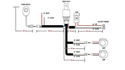 Spec-D Universal 16 Gauge Off Road LED Work Lights Wiring Harness Kit w/ Dual Relay, Fuse, & On/Off Switch                                     - LF-WIREUNV - Image 5