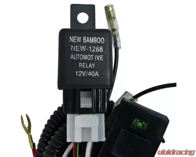 Spec-D Universal LED Work Lights Wiring Harness Kit w/ Relay, Fuse, & On/Off Switch - LF-WIREUNV