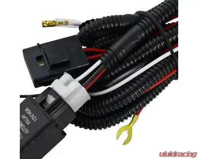Spec-D Universal LED Work Lights Wiring Harness Kit w/ Relay, Fuse, & On/Off Switch - LF-WIREUNV