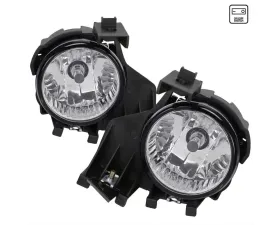Spec-D 9006 HB4 Fog Lights Kit w/ Switch & Wiring Harness (Chrome Housing/Clear Lens) Subaru Impreza | WRX 2008-2011
