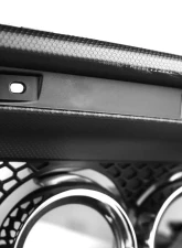 Spec-D Black Polypropylene Rear Diffuser w/ Dual Stainless Steel Muffler Tips Ford Mustang 2015-2017                                     - LFRD-MST15GT-BN - Image 4