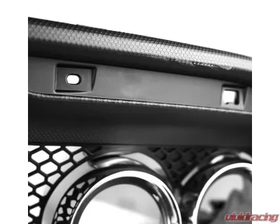 Spec-D Black Polypropylene Rear Diffuser w/ Dual Stainless Steel Muffler Tips Ford Mustang 2015-2017 - LFRD-MST15GT-BN