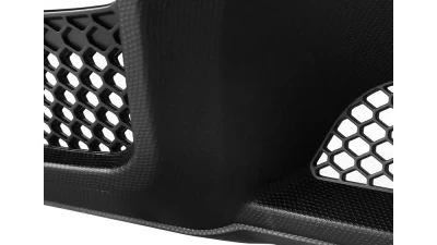 Spec-D Black Polypropylene GT350 Style Rear Diffuser w/ Dual Stainless Steel Muffler Tips Ford Mustang 2015-2017                                     - LFRD-MST15GT-BN - Image 5