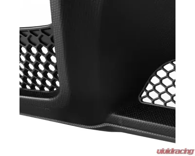 Spec-D Black Polypropylene Rear Diffuser w/ Dual Stainless Steel Muffler Tips Ford Mustang 2015-2017 - LFRD-MST15GT-BN