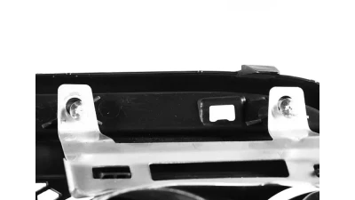 Spec-D Black Polypropylene GT350 Style Rear Diffuser w/ Dual Stainless Steel Muffler Tips Ford Mustang 2015-2017                                     - LFRD-MST15GT-BN - Image 6