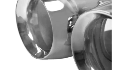 Spec-D Black Polypropylene GT350 Style Rear Diffuser w/ Dual Stainless Steel Muffler Tips Ford Mustang 2015-2017                                     - LFRD-MST15GT-BN - Image 7