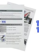 Spec-D LED Bar Crystal Headlights (Chrome Housing/Clear Lens) Chevrolet | GMC 1988-1999                                     - LH-C1088-G3-GO - Image 6