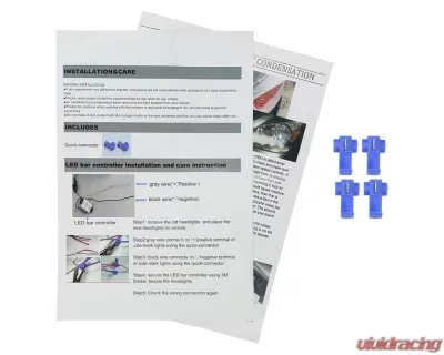 Spec-D LED Bar Crystal Headlights (Chrome Housing/Clear Lens) Chevrolet | GMC 1988-1999 - LH-C1088-G3-GO