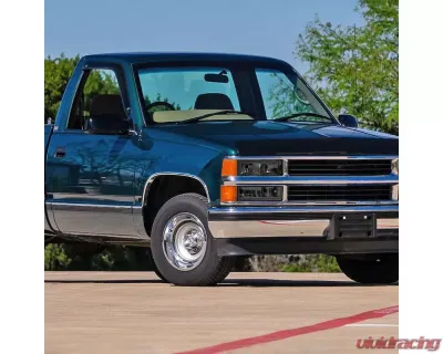 Spec-D LED Strip Factory Style Headlights (Chrome Housing/Smoked Lens) Chevrolet | GMC 1988-1999 - LH-C1088G-G3-RS