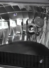 Spec-D Factory Style Crystal Headlights (Matte Black Housing/Clear Lens) Ford E-Series 1992-2006                                     - LH-ECON92JM-ABM - Image 4