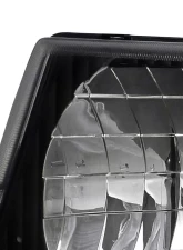 Spec-D Factory Style Headlights w/ SMD LED Light Strip (Matte Black Housing/Clear Lens) Ford E-Series 1992-2006                                     - LH-ECON92JM-RS - Image 2