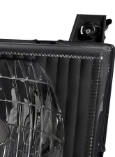 Spec-D Factory Style Headlights w/ SMD LED Light Strip (Matte Black Housing/Clear Lens) Ford E-Series 1992-2006                                     - LH-ECON92JM-RS - Image 6