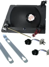 Spec-D Factory Style Headlights w/ SMD LED Light Strip (Matte Black Housing/Clear Lens) Ford E-Series 1992-2006                                     - LH-ECON92JM-RS - Image 10