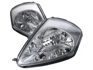 Spec-D Factory Style Crystal Headlights (Chrome Housing/Clear Lens) Mitsubishi Eclipse 2000-2005 - LH-ELP00-ABM - Image 4