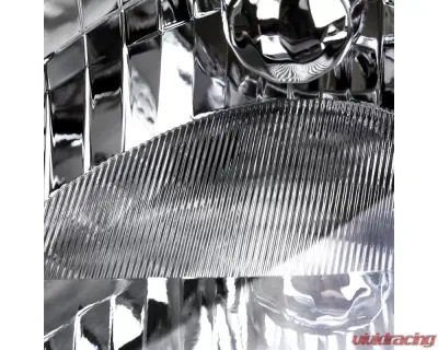 Spec-D Factory Style Crystal Headlights (Chrome Housing/Clear Lens) Mitsubishi Eclipse 2000-2005 - LH-ELP00-ABM