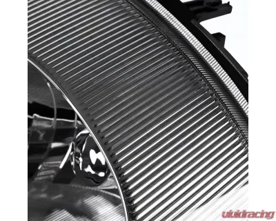 Spec-D Factory Style Crystal Headlights (Chrome Housing/Clear Lens) Mitsubishi Eclipse 2000-2005 - LH-ELP00-ABM