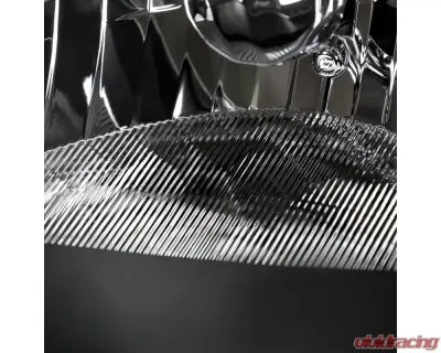 Spec-D Factory Style Crystal Headlights (Matte Black Housing/Clear Lens) Mitsubishi Eclipse 2000-2005 - LH-ELP00JM-ABM